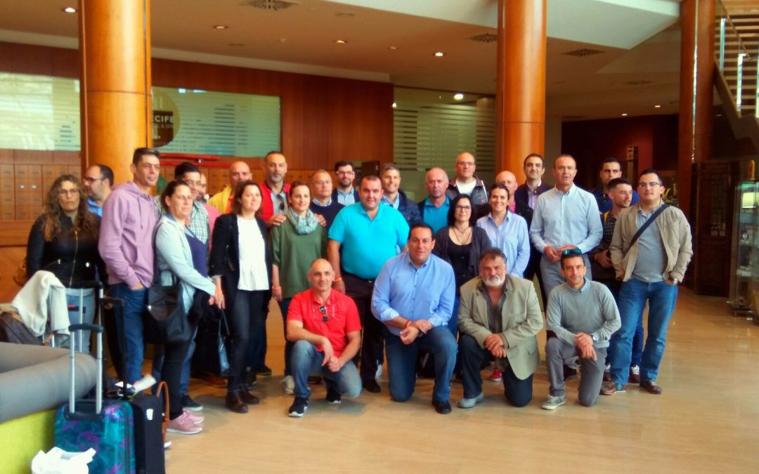 Saborea Lanzarote acoge a una comitiva de socios y representantes de AGAP