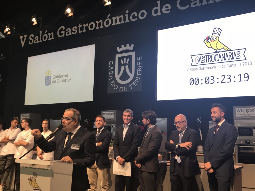 El martes 22 de mayo se inauguró la V Edición del Salón Gastronómico GastroCanarias, en el Recinto Ferial de Santa Cruz de Tenerife.