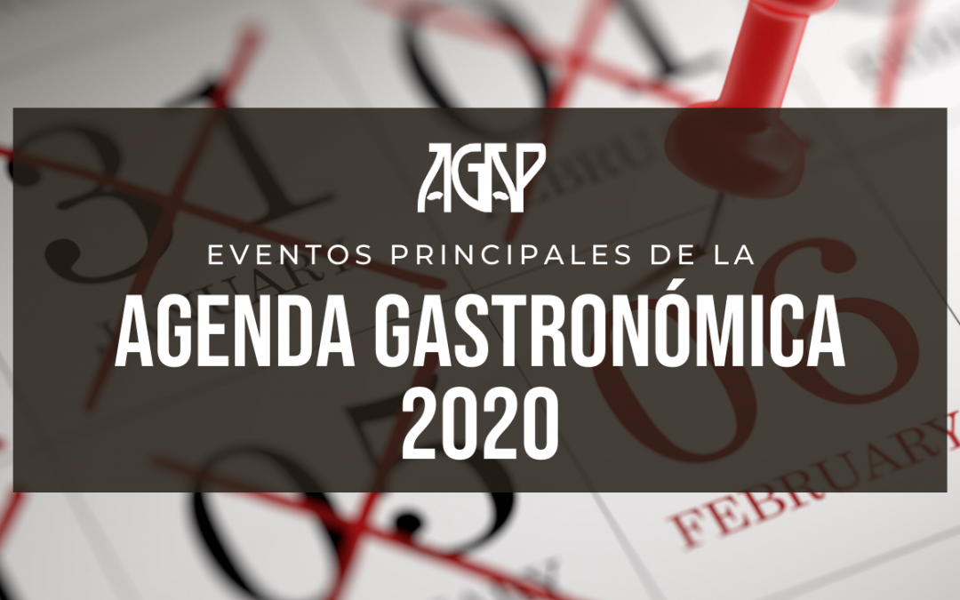 agenda gastronómica 2020 agap